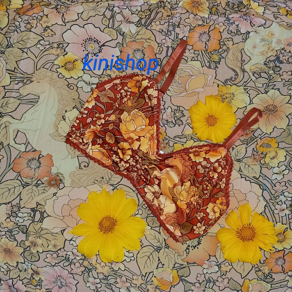 New spell Amethyst bralette amber copper bra L FP  - Picture 3 of 16